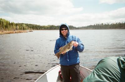 Ontario Fly-in Fishing for smallmouth bass at Norse lake outpost