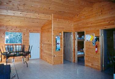 Norse Lake cabin interior