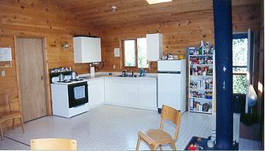 Treelined Lake cabin interior